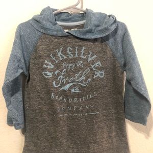 Toddler’s Quicksilver hooded long sleeve